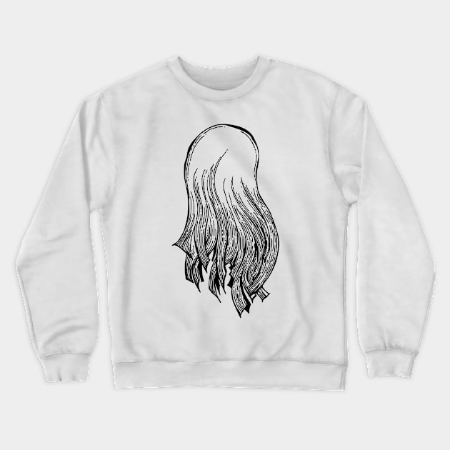 Hair Crewneck Sweatshirt by TKDoodle